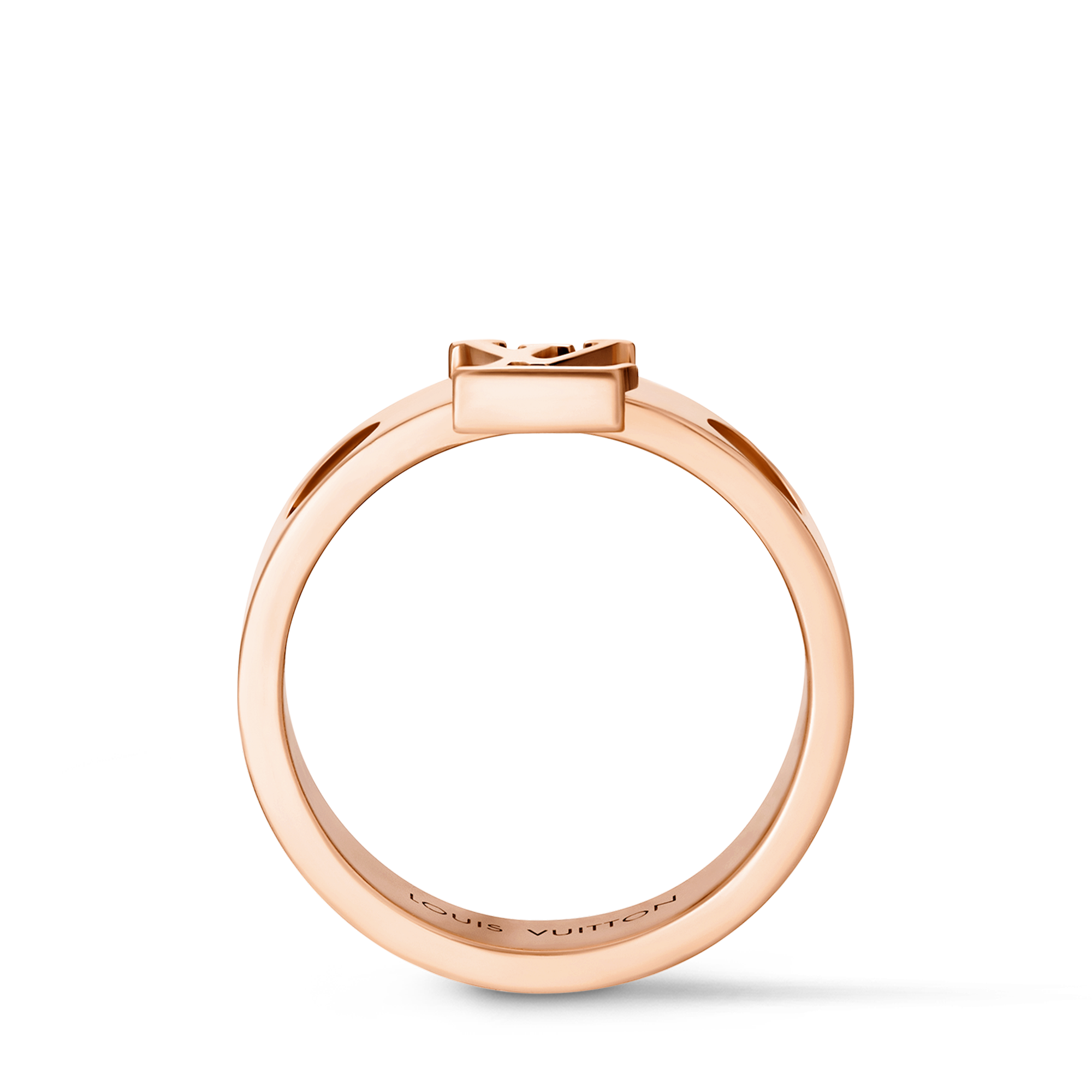 Empreinte Medium Ring, Pink Gold  in Les Extraordinaires's Jewelry Rings collections by Louis Vuitton (Product zoom)